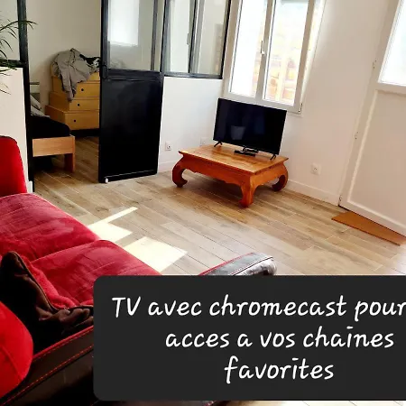 公寓 Calme Et Pratique. 图尔